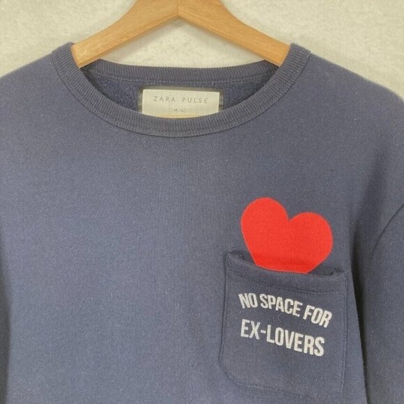 Zara Pulse Mens Crewneck Sweatshirt School Taylor Swift Comfy Weekend Unisex M - Picture 3 of 5